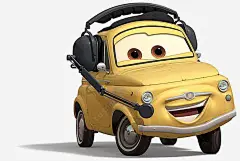 戴耳机的卡通汽车高清素材 动漫人物 卡通 卡通汽车 汽车 耳机 耳麦 黄色 免抠png 设计图片 免费下载