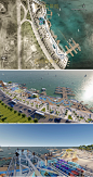 2021新竞赛滨海公园景观设计su模型CAD方案ps彩平lumion8动画视频