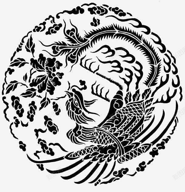 彝族图腾凤凰 设计图片 免费下载 页面网...