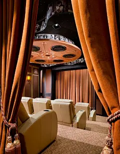 Home Theatre - modern - media room - miami - W.A. Bentz Construction, Inc.