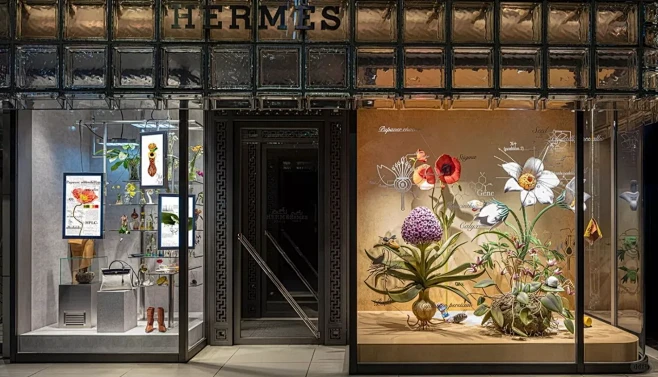 Hermès2024春游银座橱窗 - 小...
