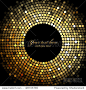 Vector gold disco lights frame 正版图片在线交易平台 - 海洛创意（HelloRF） - 站酷旗下品牌 - Shutterstock中国独家合作伙伴