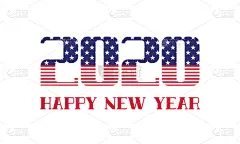 2020,新年前夕,美国,贺卡,国内著名景点,传统,请柬,计划书,传单,问候