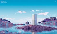 CAN石采集到梦幻场景-C4D