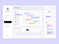 Language School Dashboard fireart studio dashboad minimal app ux ui web design interface