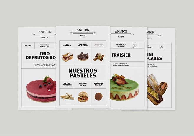 Annick美味甜品店手册画册设计