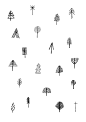 > how to draw trees the cute way. :) | Illustrations
