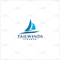 sail wind logo design idea