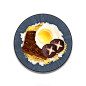 美食插画PNG图片