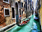 Narrow Canal, Venice, Italy 
photo via luvfashion