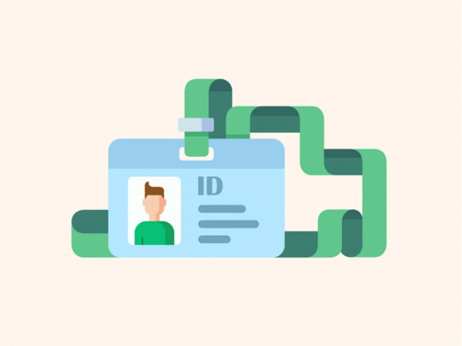 Badge ID with twiste...