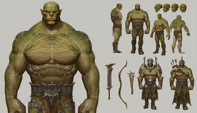 Orc, Circus Painter : Orc concept图片_动物 怪物——A3图片素材-花瓣网
