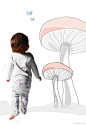 Minyaka Design organic babywear - mushroom design : Australian design blog for Mum, Kids and Home. Includes Australian-designed gifts, homewares, and accessories, kids rooms, fashion, and party ideas.
