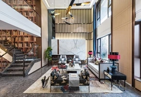 【新提醒】天津金地臻悦售楼处：新现代主义的艺术美学|EH+DESIGN_商业展厅_室内设计联盟 - Powered by Discuz!-花瓣网