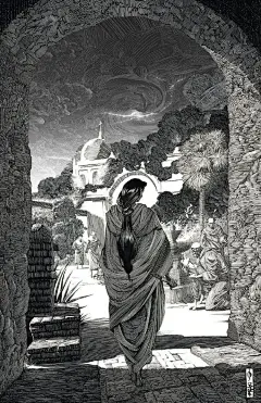 这黑白灰、线条、故事感绝了！Evan Cagle - 小红书