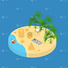 海滩,三维图形,风景,国内著名景点,商务,蜘蛛网,夏天,度假,休闲,放松