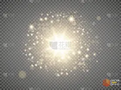 粒子,星星,明亮,闪亮的,黄金,透明,背景,小路,灰尘,灯串
