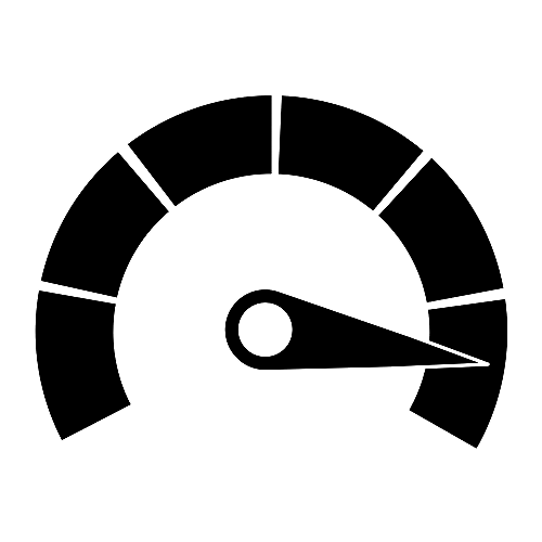 高转速超速车速表转盘透明图标png