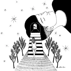 韩国艺术家Henn Kim黑白插画 - 插画艺术 - CNU视觉联盟