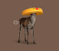 Graphic Masquerade : Dull stock imagery turned into a fresh series of animal characters: The Graphic Masquerade is an experimental and personal project where we mixed up photography with simple and geometric CGI elements.