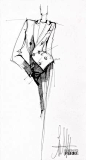 famous fashion designers illustrations sketches - Google Search