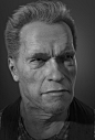 Arnold Schwarzenegger cg portrait