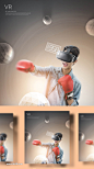 【乐分享】VR眼镜科技未来海报PSD素材_平面素材_乐分享-设计共享素材平台 www.lfx20.com