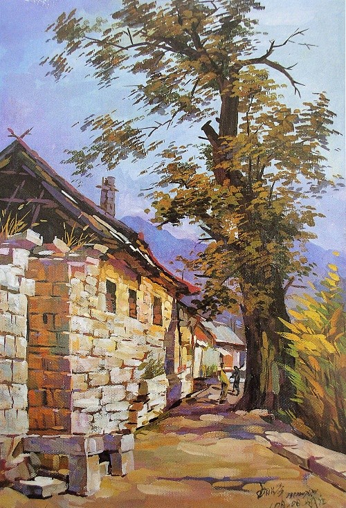 2006年峨庄水粉画风景写生王昭举画坊搜狐博客