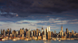 General 2560x1440 city New York City skyline river