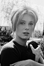 Catherine Deneuve on the set of Et Satan conduit le bal, 1962.





