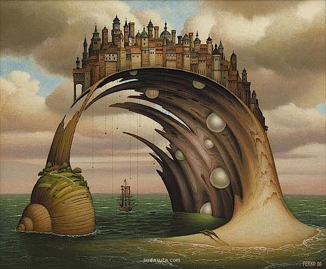 Jacek Yerka 超现实主义插画欣...
