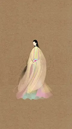 【手绘/插画/漫画】呼葱觅蒜无脸古风图集：花千骨（杀阡陌）