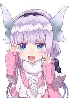『沫沫』动漫原创 插画手绘 二次元 少女 唯美 萌 小林家的龙女仆
