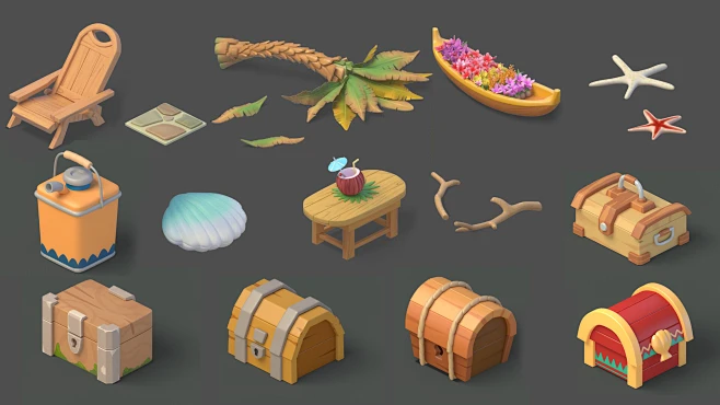 3D objects-花瓣网