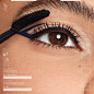Photo by Lancôme Official on August 25, 2023. May be an image of 1 person, eyeliner, makeup, cosmetics and text that says 'VOLUME DEFINITION LENGTH CURL 2'.