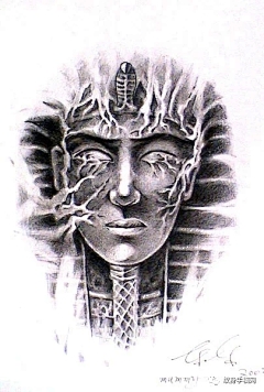 比利刺青TATTOO工作室采集到埃及法老  纹身素材