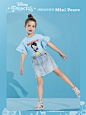 【白雪公主】太平鸟童装女童迪士尼夏装2020新款短袖T恤轻纱袖口-tmall.com天猫