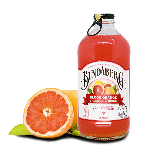 宾得宝bundaberg澳大利亚原装进口果啤澳洲无醇啤酒果汁碳酸饮料血橙