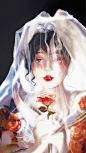 【玫瑰】_喜圆璇__插画师作品_涂鸦王国gracg.com