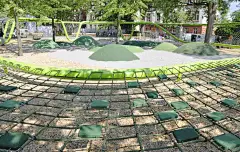 德国威斯巴登雕塑儿童游乐场 SCULPTURAL PLAYGROUND by ANNABAU-mooool设计