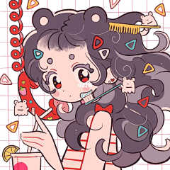 星与兽采集到线稿/平涂/画风清奇的头们