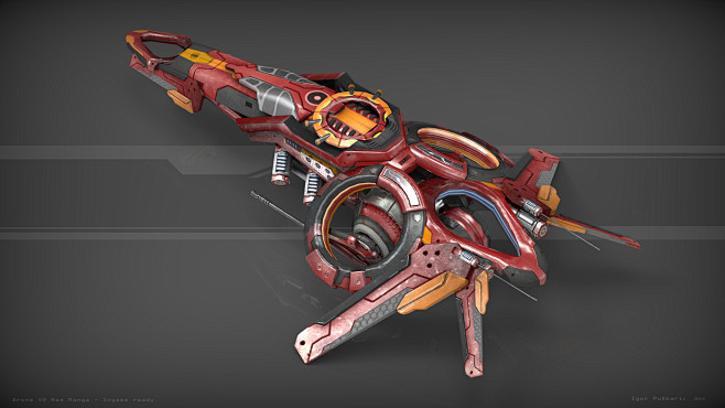 Drone V2 Red Manga, ...