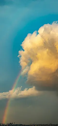 彩虹 手机壁纸 背景图