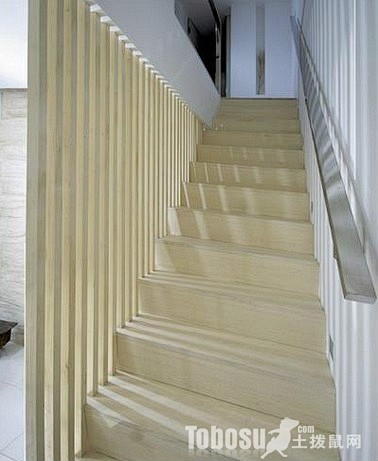 现代楼梯踏步装修效果图—土拨鼠装饰设计门...