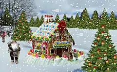 圣诞 雪 圣诞树 壁纸4K 高清壁纸 Windows壁纸 自然