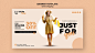 Horizontal banner template for online fashion sale Free Psd