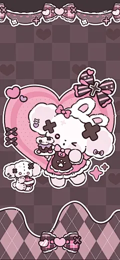 卡通可爱小狗手机壁纸cr：nono狗小小只