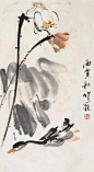 孙竹篱（1909—1986），诗人、文人画家、美术教育家，擅意笔花鸟画，著名国画家，中国美术家协会会员。

单纯和真诚常常表现在竹篱的画里，他画荷，画鸭，凡所画之物大都日常亲历观察，不仅生动可爱而且真纯自然，或繁或简或夸张变形，都自出胸臆。在人们的记忆中的竹篱老人正是这样的真纯善良的人，人品和艺品的一致，在他的身上得到了完美的体现。对名利得失的淡泊，宽厚仁爱的胸怀，更是人们异口同声地赞美，孙竹篱先生的崇高风范不愧为一代宗师。

1980年7月，在成都参加省文化会的孙竹篱同冯健吾、吕林等十来位画家应邀到金牛