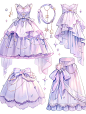 连衣裙效果图｜服装展示