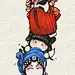 可爱手绘图片：舌尖上的京剧